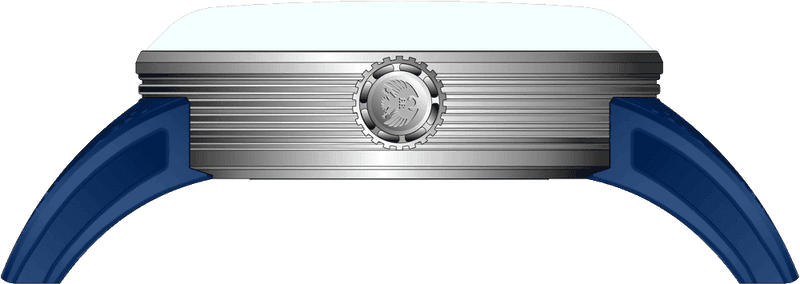 Rock Revival Hawk RRA.9041.BL - Steel Round Case Side Angle