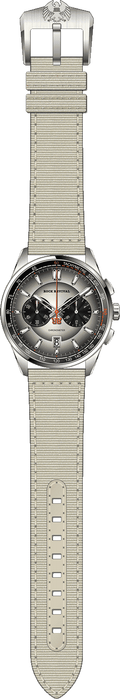 Rock Revival Kite RRQ-8373-1 - Caseback and Strap View