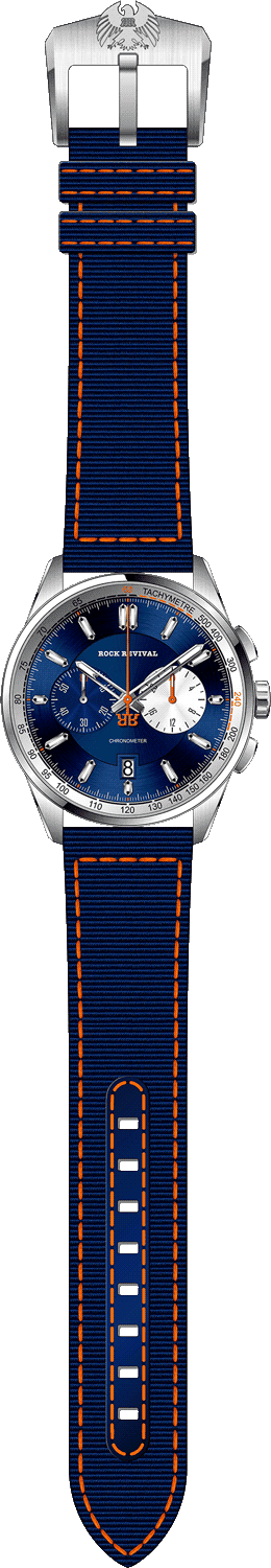 Rock Revival Kite RRQ-8373-2 - Caseback and Strap View
