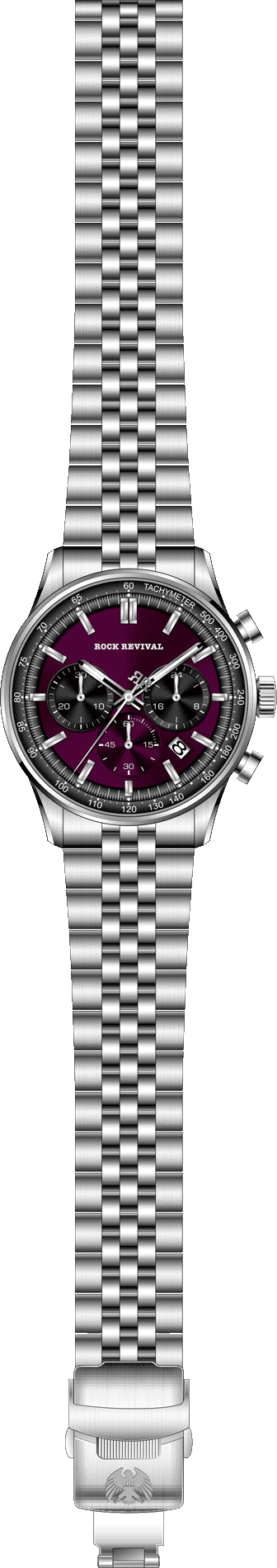 Rock Revival Oxford RRQ-8388-1 - Caseback and Strap View