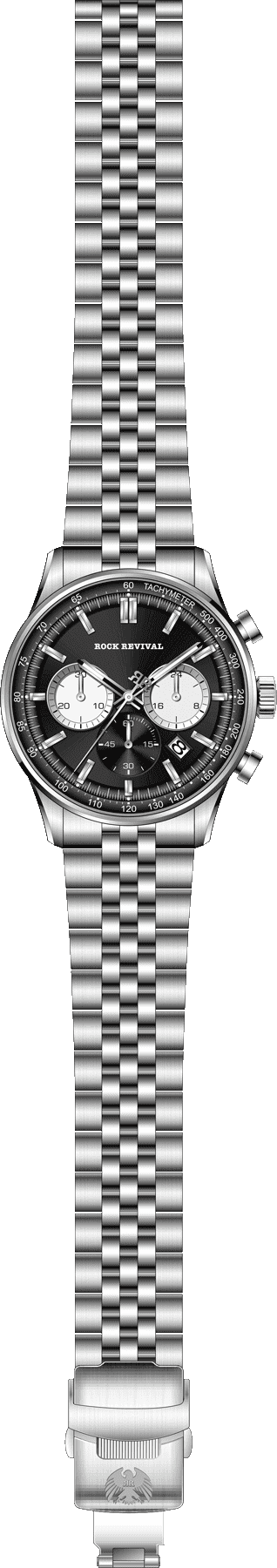 Rock Revival Oxford RRQ-8388-2 - Caseback and Strap View