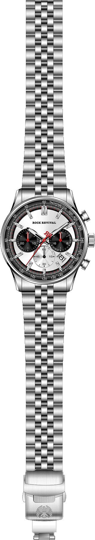 Rock Revival Oxford RRQ-8388-3 - Caseback and Strap View