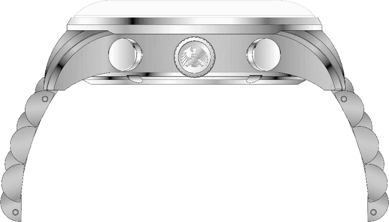 Rock Revival Oxford RRQ-8388-6 - Steel Round Case Side Angle