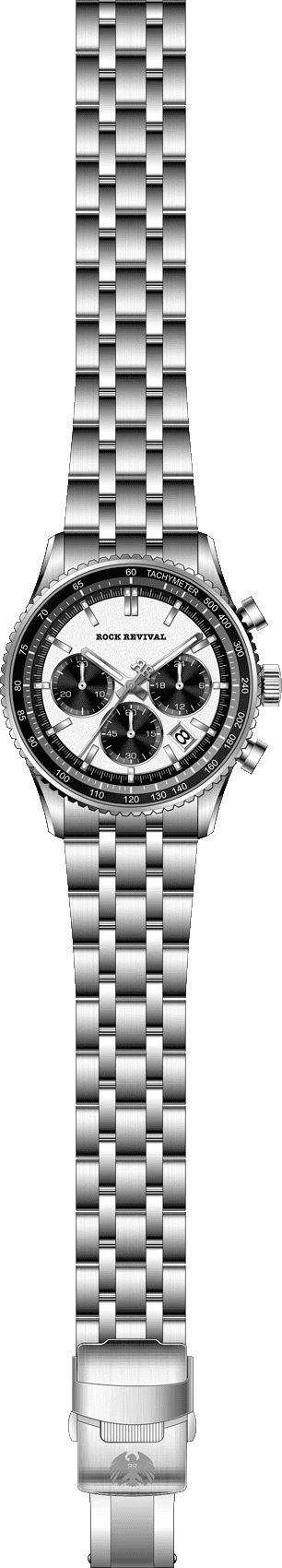 Rock Revival Kite RRQ-8407-5 - Caseback and Strap View