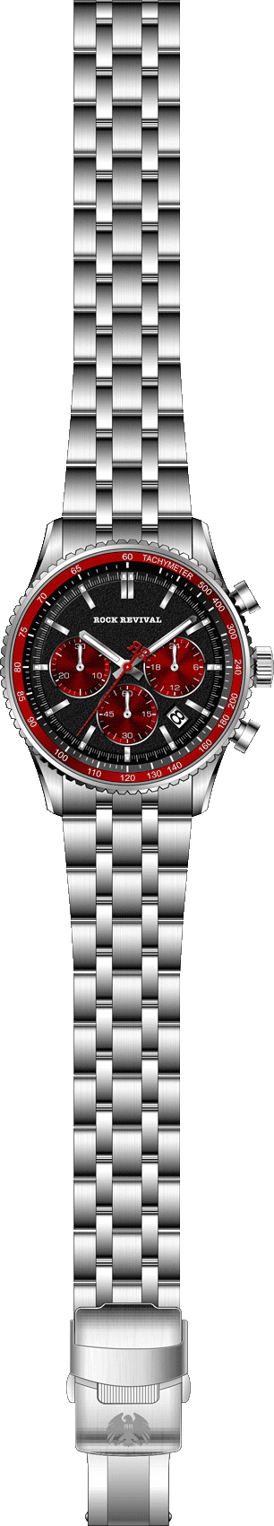 Rock Revival Kite RRQ-8407-6 - Caseback and Strap View