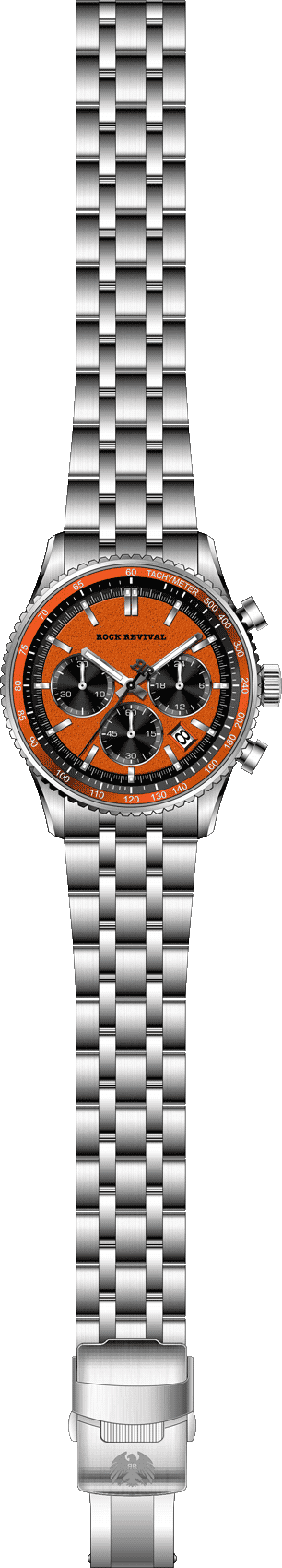 Rock Revival Kite RRQ-8407-7 - Caseback and Strap View