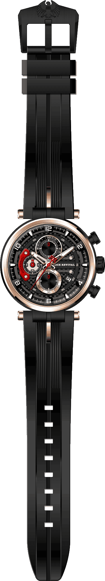 Rock Revival Macaw RRQ-8429-1 - Caseback and Strap View