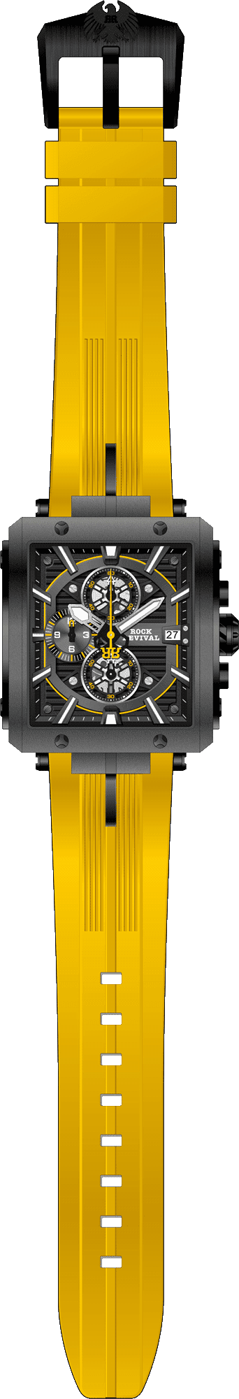 Rock Revival Macaw RRQ-9047-5 - Caseback and Strap View