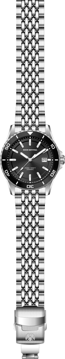 Rock Revival Kite RRQ.6546.B - Caseback and Strap View