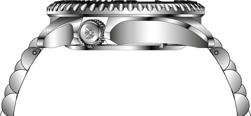 Rock Revival Kite RRQ.8141.BL - Steel Round Case Side Angle