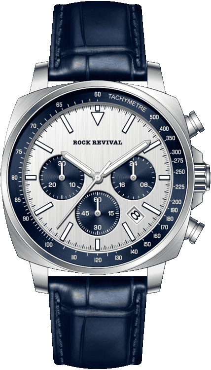 Rock Revival Kite RRQ.9012.S Quartz Watch - Grey Dial Tonneau Case Front View